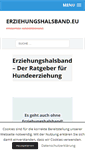 Mobile Screenshot of erziehungshalsband.eu